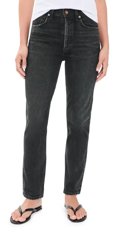 Citizens of Humanity Charlotte High Rise Straight Jeans Dark Wave | Thumbnail 1 Citizens of Humanity Charlotte High Rise Straight Jeans Dark Wave | Thumbnail 1