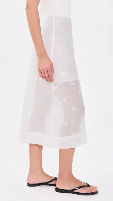 Secular Nicole Embroidered Skirt White | Thumbnail 4 Secular Nicole Embroidered Skirt White | Thumbnail 4