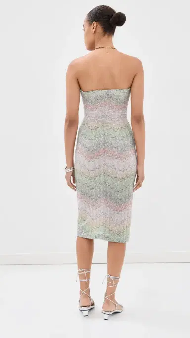Missoni Sequin Midi Dress Multicolor Green/Pink/Orange | Thumbnail 4 Missoni Sequin Midi Dress Multicolor Green/Pink/Orange | Thumbnail 4