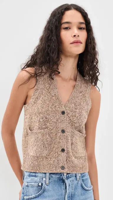 RAILS Kasmir Sweater Vest Brown Melange | Thumbnail 2 RAILS Kasmir Sweater Vest Brown Melange | Thumbnail 2