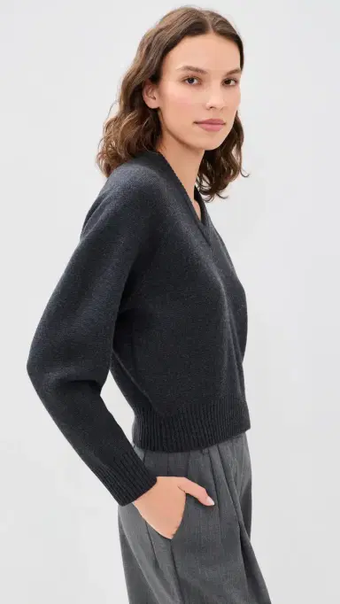 A.EMERY A. EERY Diot Knit Pullover Charcoal elange | Thumbnail 4 A.EMERY A. EERY Diot Knit Pullover Charcoal elange | Thumbnail 4