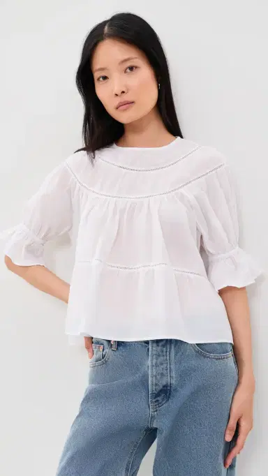 Merlette ol Blouse White | Thumbnail 2 Merlette ol Blouse White | Thumbnail 2