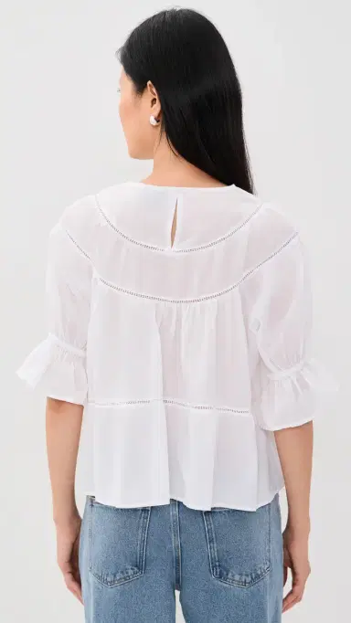 Merlette ol Blouse White | Thumbnail 3 Merlette ol Blouse White | Thumbnail 3