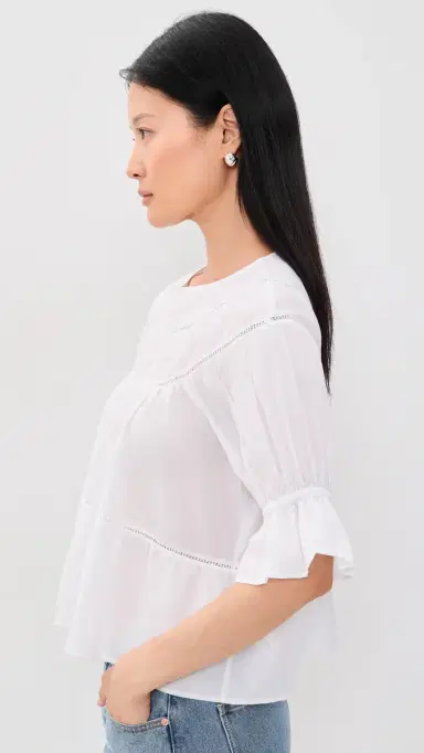 Merlette ol Blouse White | Thumbnail 4 Merlette ol Blouse White | Thumbnail 4