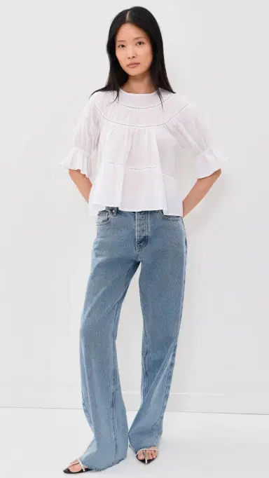 Merlette ol Blouse White | Thumbnail 5 Merlette ol Blouse White | Thumbnail 5