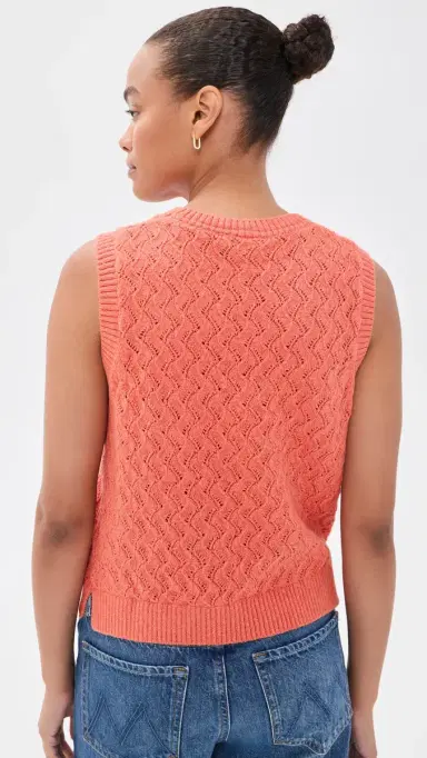 Varley Hazen Knit Tank Apricot Brandy | Thumbnail 3 Varley Hazen Knit Tank Apricot Brandy | Thumbnail 3