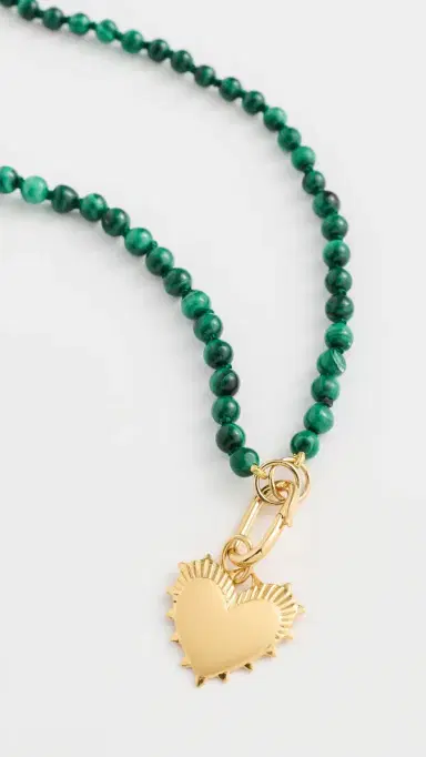 HART Gemstone Strand Heart Necklace | Thumbnail 2 HART Gemstone Strand Heart Necklace | Thumbnail 2