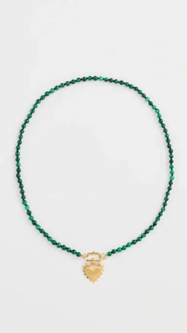 HART Gemstone Strand Heart Necklace | Thumbnail 4 HART Gemstone Strand Heart Necklace | Thumbnail 4