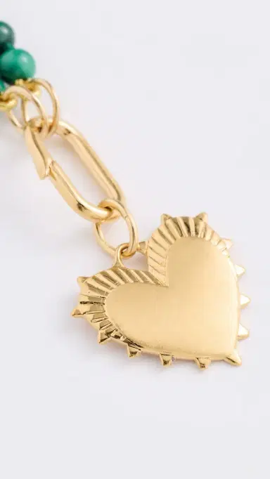 HART Gemstone Strand Heart Necklace | Thumbnail 5 HART Gemstone Strand Heart Necklace | Thumbnail 5