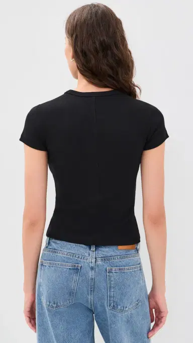 Madewell The '90s Crewneck Tee In Compact Cotton | Thumbnail 3 Madewell The '90s Crewneck Tee In Compact Cotton | Thumbnail 3