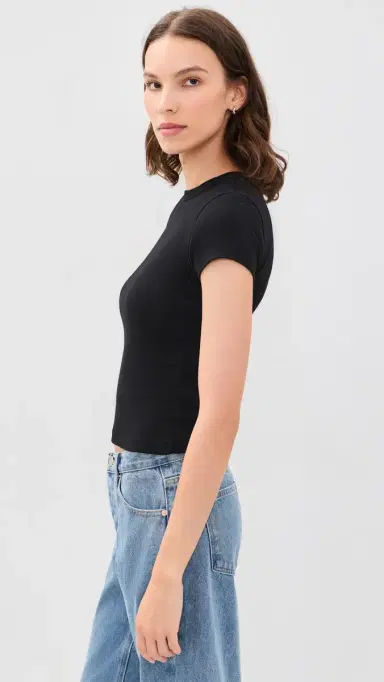 Madewell The '90s Crewneck Tee In Compact Cotton | Thumbnail 4 Madewell The '90s Crewneck Tee In Compact Cotton | Thumbnail 4