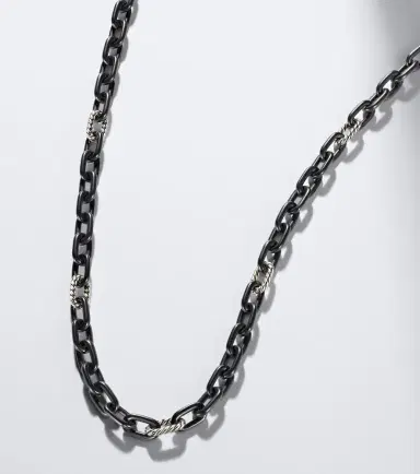 David Yurman DY Madison titanium and sterling silver chain necklace | Thumbnail 4 David Yurman DY Madison titanium and sterling silver chain necklace | Thumbnail 4