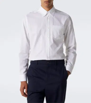 dunhill Striped cotton shirt | Thumbnail 4 dunhill Striped cotton shirt | Thumbnail 4