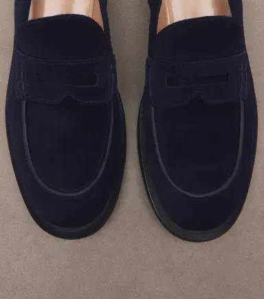 Gianvito Rossi Suede penny loafers | Thumbnail 2 Gianvito Rossi Suede penny loafers | Thumbnail 2