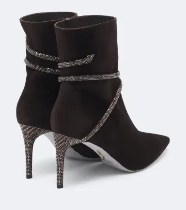 Rene Caovilla Cleo embellished suede ankle boots | Thumbnail 3 Rene Caovilla Cleo embellished suede ankle boots | Thumbnail 3