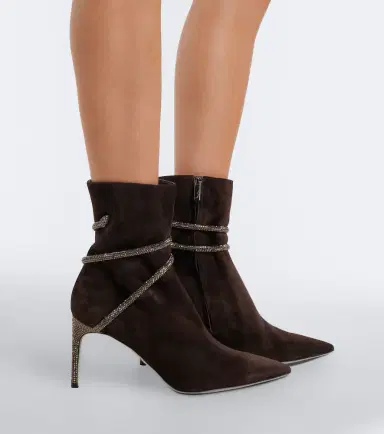 Rene Caovilla Cleo embellished suede ankle boots | Thumbnail 6 Rene Caovilla Cleo embellished suede ankle boots | Thumbnail 6