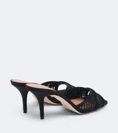 Malone Souliers Perla satin and mesh mules | Thumbnail 2 Malone Souliers Perla satin and mesh mules | Thumbnail 2