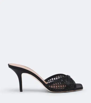 Malone Souliers Perla satin and mesh mules | Thumbnail 4 Malone Souliers Perla satin and mesh mules | Thumbnail 4