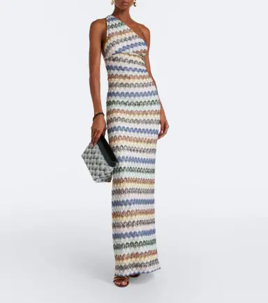 Missoni Mini leather-trimmed lamé pouch | Thumbnail 6 Missoni Mini leather-trimmed lamé pouch | Thumbnail 6