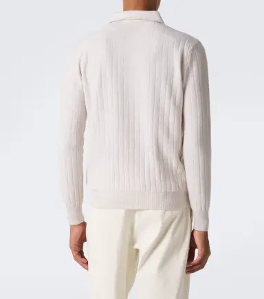 Lardini Cashmere polo sweater | Thumbnail 3 Lardini Cashmere polo sweater | Thumbnail 3