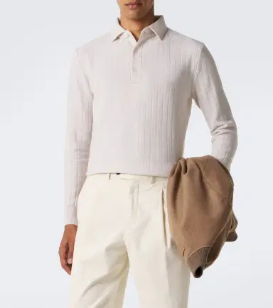 Lardini Cashmere polo sweater | Thumbnail 5 Lardini Cashmere polo sweater | Thumbnail 5