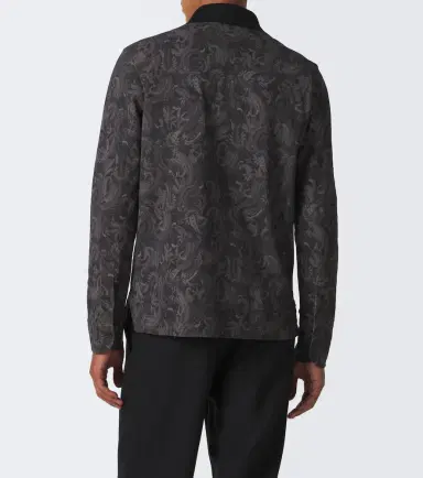 Etro Printed cotton piqué polo shirt | Thumbnail 5 Etro Printed cotton piqué polo shirt | Thumbnail 5
