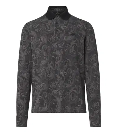 Etro Printed cotton piqué polo shirt | Thumbnail 1 Etro Printed cotton piqué polo shirt | Thumbnail 1