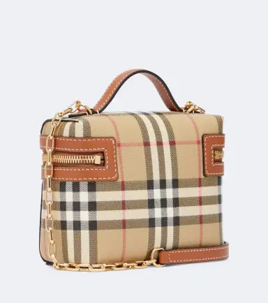 Burberry Check mini vanity bag | Thumbnail 2 Burberry Check mini vanity bag | Thumbnail 2