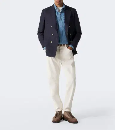 ELEVENTY Denim Western shirt | Thumbnail 2 ELEVENTY Denim Western shirt | Thumbnail 2