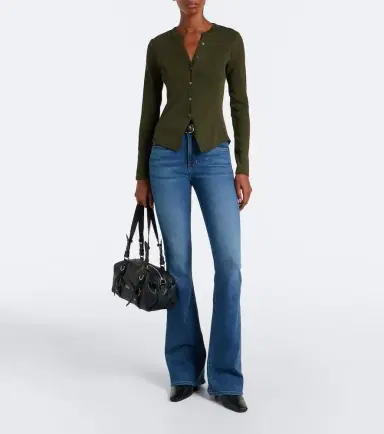Veronica Beard Cordis ribbed-knit cotton-blend cardigan | Thumbnail 3 Veronica Beard Cordis ribbed-knit cotton-blend cardigan | Thumbnail 3