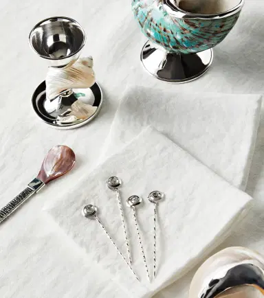 Tavares 1922 Shell set of 4 sterling silver cocktail pins | Thumbnail 2 Tavares 1922 Shell set of 4 sterling silver cocktail pins | Thumbnail 2