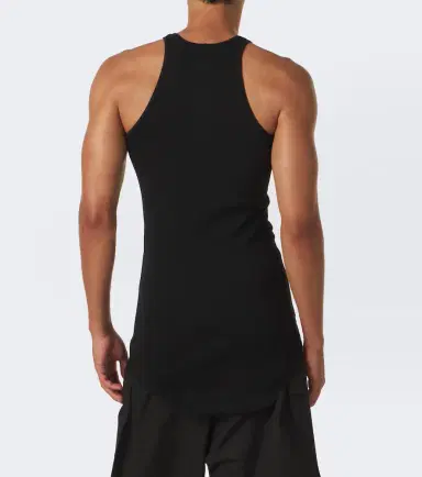 Rick Owens Basic ribbed-knit cotton jersey tank top | Thumbnail 2 Rick Owens Basic ribbed-knit cotton jersey tank top | Thumbnail 2