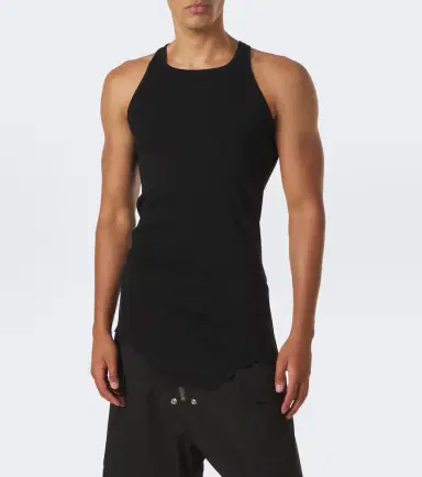 Rick Owens Basic ribbed-knit cotton jersey tank top | Thumbnail 4 Rick Owens Basic ribbed-knit cotton jersey tank top | Thumbnail 4