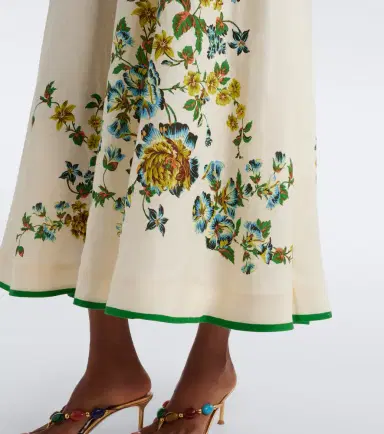 ALÉMAIS Alémais Phyllis floral linen maxi dress | Thumbnail 5 ALÉMAIS Alémais Phyllis floral linen maxi dress | Thumbnail 5