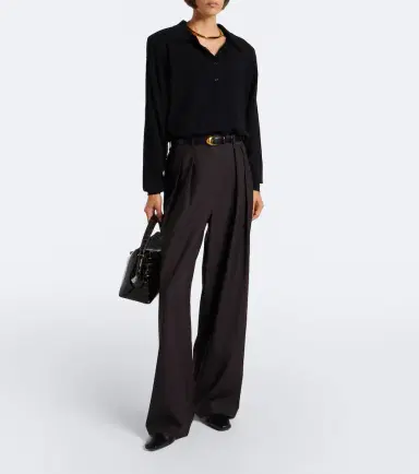 The Frankie Shop Ripley pleated wide-leg pants | Thumbnail 4 The Frankie Shop Ripley pleated wide-leg pants | Thumbnail 4