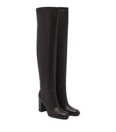 Gianvito Rossi Leather over-the-knee boots | Thumbnail 1 Gianvito Rossi Leather over-the-knee boots | Thumbnail 1
