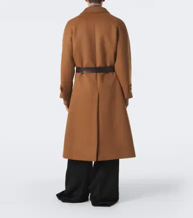 Saint Laurent Belted wool coat | Thumbnail 4 Saint Laurent Belted wool coat | Thumbnail 4