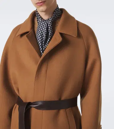 Saint Laurent Belted wool coat | Thumbnail 8 Saint Laurent Belted wool coat | Thumbnail 8