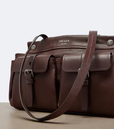 Prada Route Medium leather tote bag | Thumbnail 4 Prada Route Medium leather tote bag | Thumbnail 4