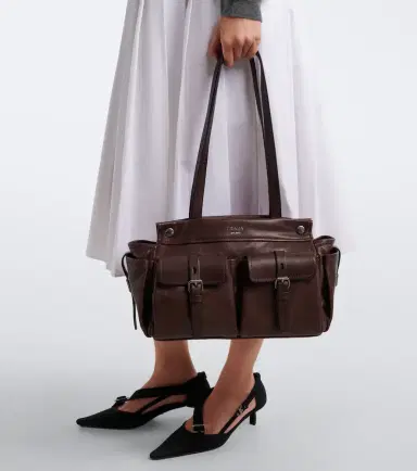 Prada Route Medium leather tote bag | Thumbnail 6 Prada Route Medium leather tote bag | Thumbnail 6