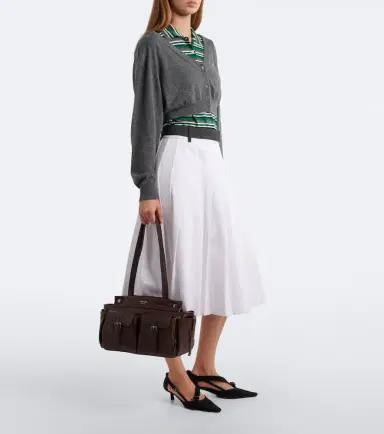 Prada Route Medium leather tote bag | Thumbnail 7 Prada Route Medium leather tote bag | Thumbnail 7