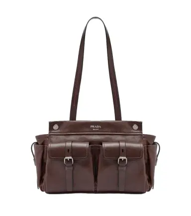 Prada Route Medium leather tote bag | Thumbnail 1 Prada Route Medium leather tote bag | Thumbnail 1