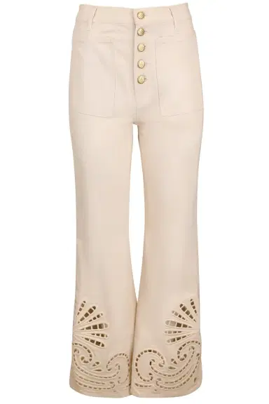 Ulla Johnson Lou Eyelet Jean | Thumbnail 1 Ulla Johnson Lou Eyelet Jean | Thumbnail 1