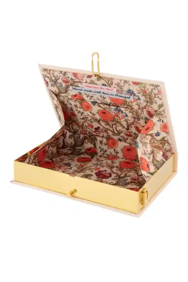 Olympia Le-Tan Spicy Margarita Strapped Book Clutch Bag | Thumbnail 2 Olympia Le-Tan Spicy Margarita Strapped Book Clutch Bag | Thumbnail 2