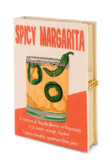 Olympia Le-Tan Spicy Margarita Strapped Book Clutch Bag | Thumbnail 3 Olympia Le-Tan Spicy Margarita Strapped Book Clutch Bag | Thumbnail 3