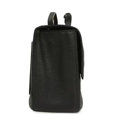 Chanel Chanel Maxi "Souplissimo" Small Flap Bag Black Grained Calfskin Silver Hardware | Thumbnail 4 Chanel Chanel Maxi "Souplissimo" Small Flap Bag Black Grained Calfskin Silver Hardware | Thumbnail 4