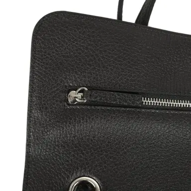 Chanel Chanel Maxi "Souplissimo" Small Flap Bag Black Grained Calfskin Silver Hardware | Thumbnail 8 Chanel Chanel Maxi "Souplissimo" Small Flap Bag Black Grained Calfskin Silver Hardware | Thumbnail 8