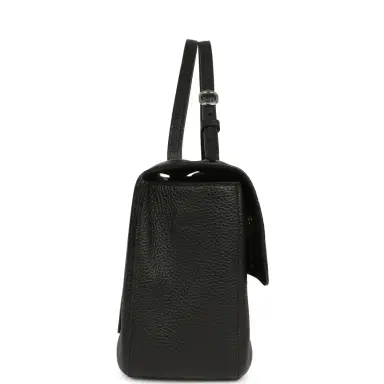 Chanel Chanel Maxi "Souplissimo" Small Flap Bag Black Grained Calfskin Silver Hardware | Thumbnail 3 Chanel Chanel Maxi "Souplissimo" Small Flap Bag Black Grained Calfskin Silver Hardware | Thumbnail 3