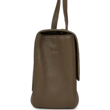 Chanel Chanel Maxi "Souplissimo" Small Flap Bag Brown Grained Calfskin Gold Hardware | Thumbnail 3 Chanel Chanel Maxi "Souplissimo" Small Flap Bag Brown Grained Calfskin Gold Hardware | Thumbnail 3