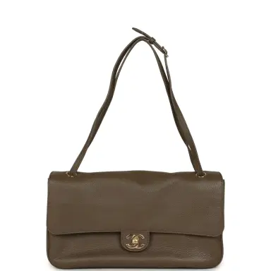 Chanel Chanel Maxi "Souplissimo" Small Flap Bag Brown Grained Calfskin Gold Hardware | Thumbnail 7 Chanel Chanel Maxi "Souplissimo" Small Flap Bag Brown Grained Calfskin Gold Hardware | Thumbnail 7